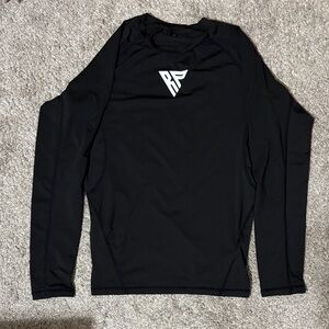 Black Retaliation Project Long-sleeve Compression Tee